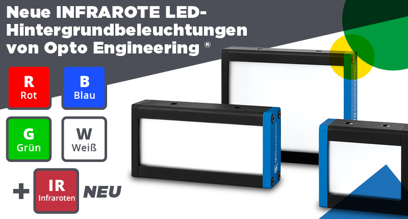 Neue INFRAROTE LED-Hintergrundbeleuchtungen von Opto Engineering®