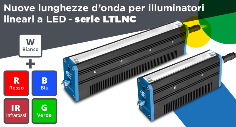 Nuove lunghezze d’onda per illuminatori lineari a LED - serie LTLNC