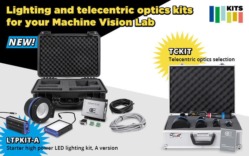 Lighting and telecentric optics kits for your Machine Vision Lab