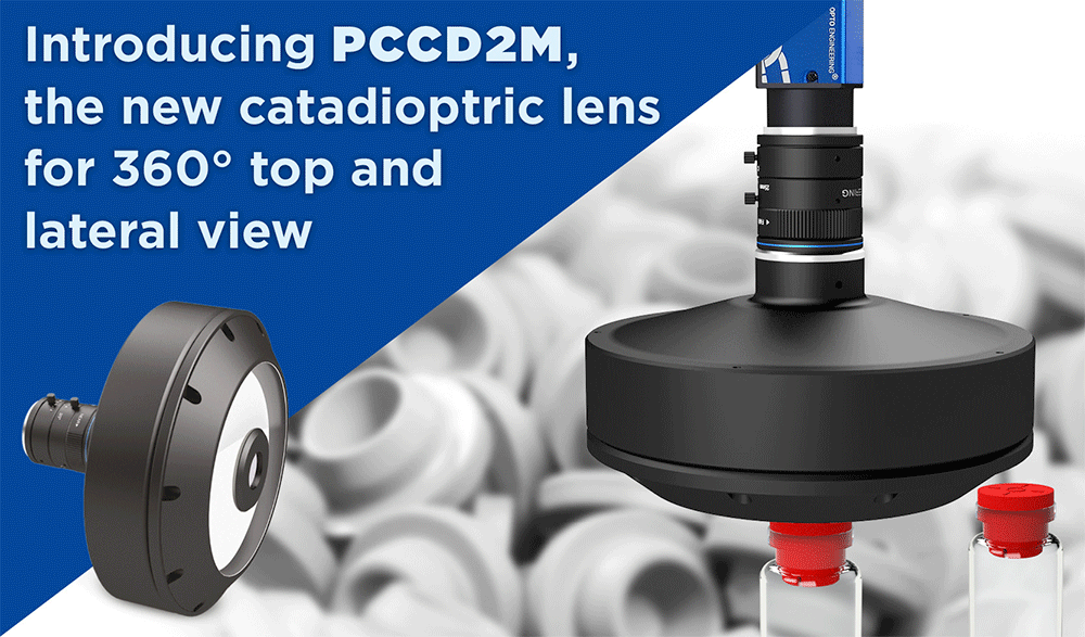Introducing PCCD2M, the new catadioptric lens for 360° top and lateral view